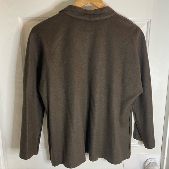 Vtg Magid Bernard Brown Shawl Collar Blazer Relaxed fit neutral capsule layer - Picture 6 of 7